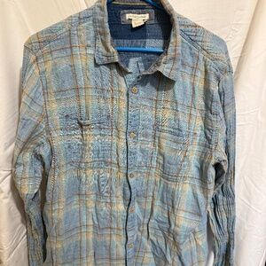 Carbon2Cobalt Blue Plaid Button Down Shirt